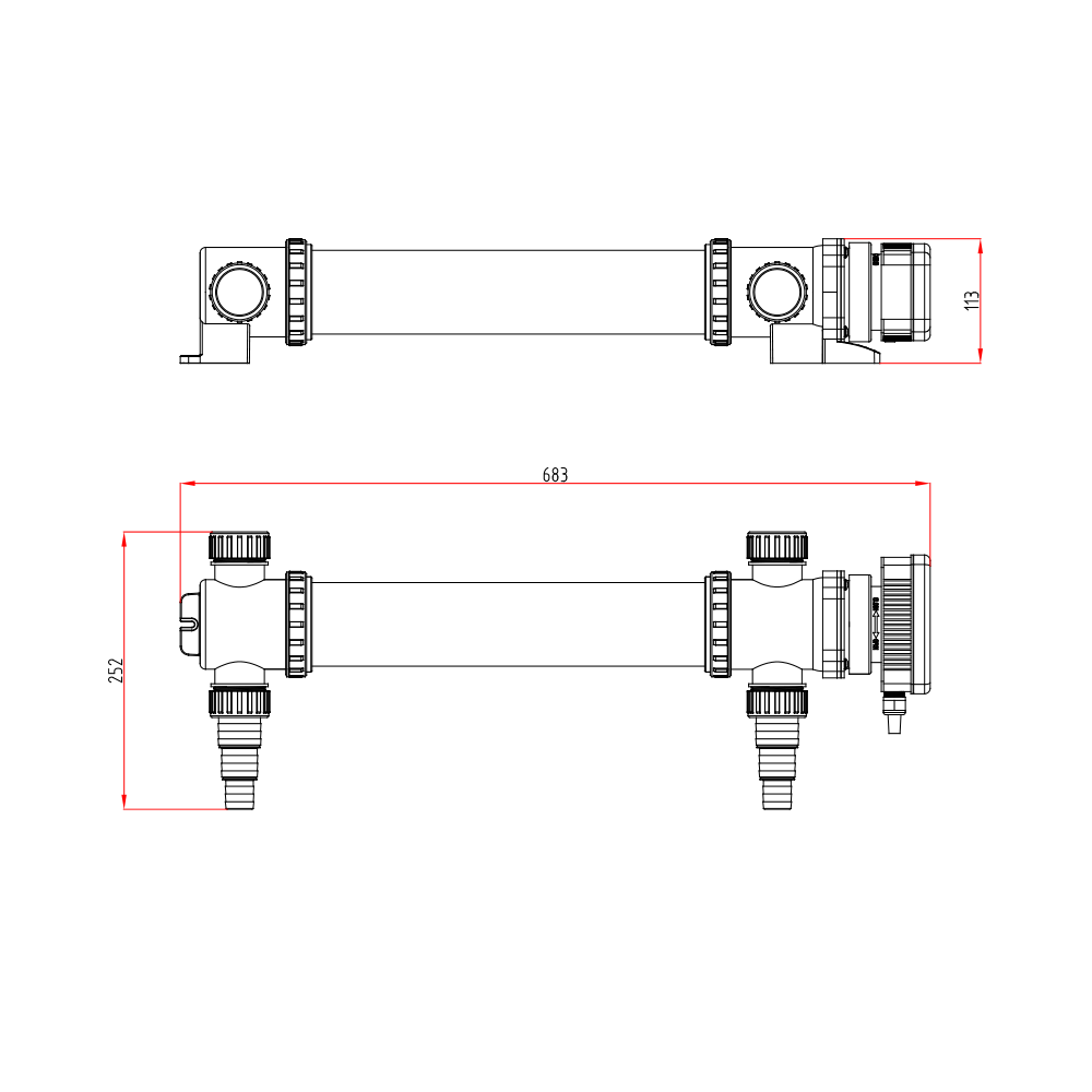 BluClear 55W UV-c Device