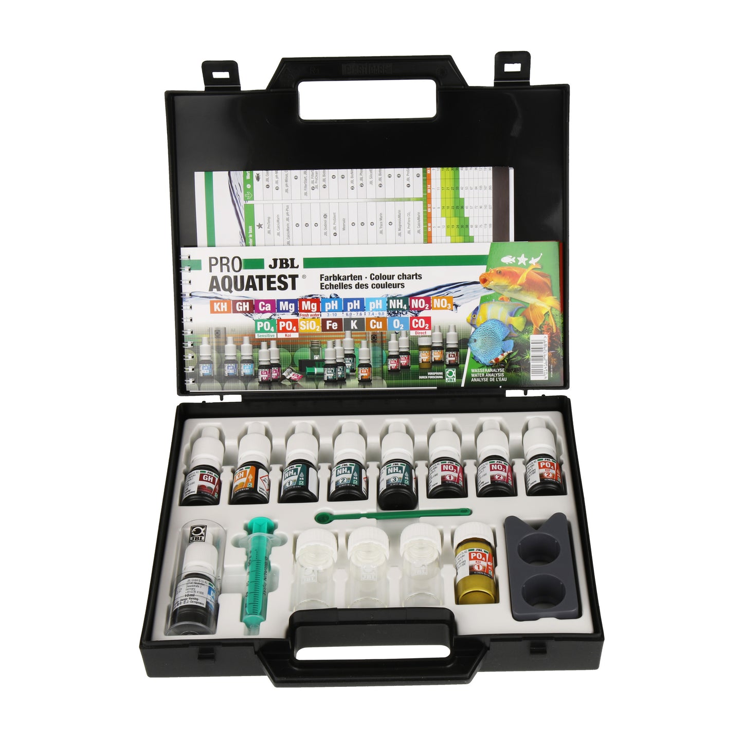 JBL ProAquaTest CombiSet Pond - Complete Pond Water Test Kit for 6 Key Parameters