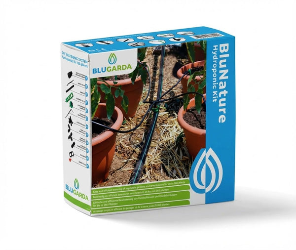 Agrodrip - Ultimate irrigation system watering vegetable garden or greenhouse up to 160 plants
